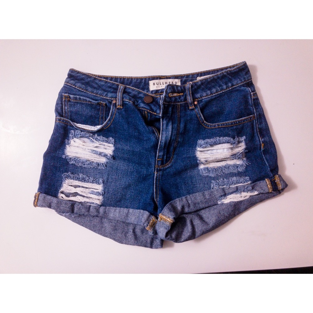 PacSun Ripped Jean Shorts